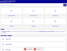 Tablet Screenshot of joblandenterprises.com